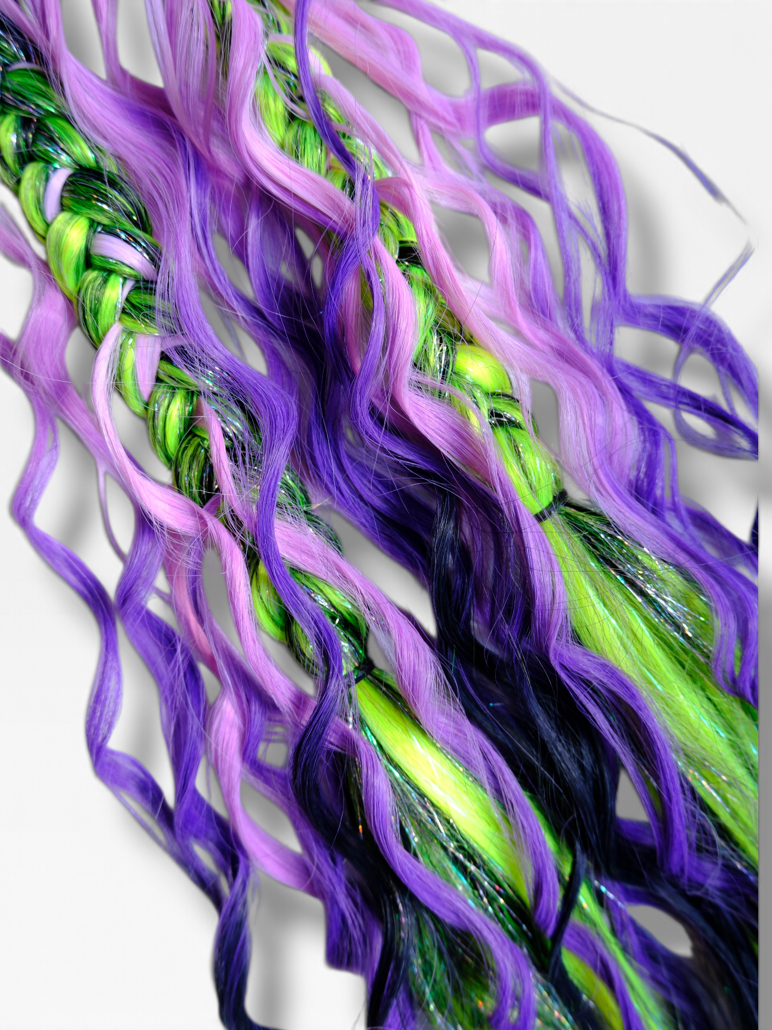 The Future is Now - Clip On O-Ring Wavy Festival Braid Extension Set (EXTRA LONG)