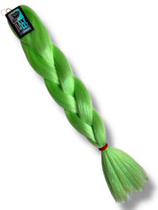 Trashcore - Icy Green Tinsel Braiding Hair