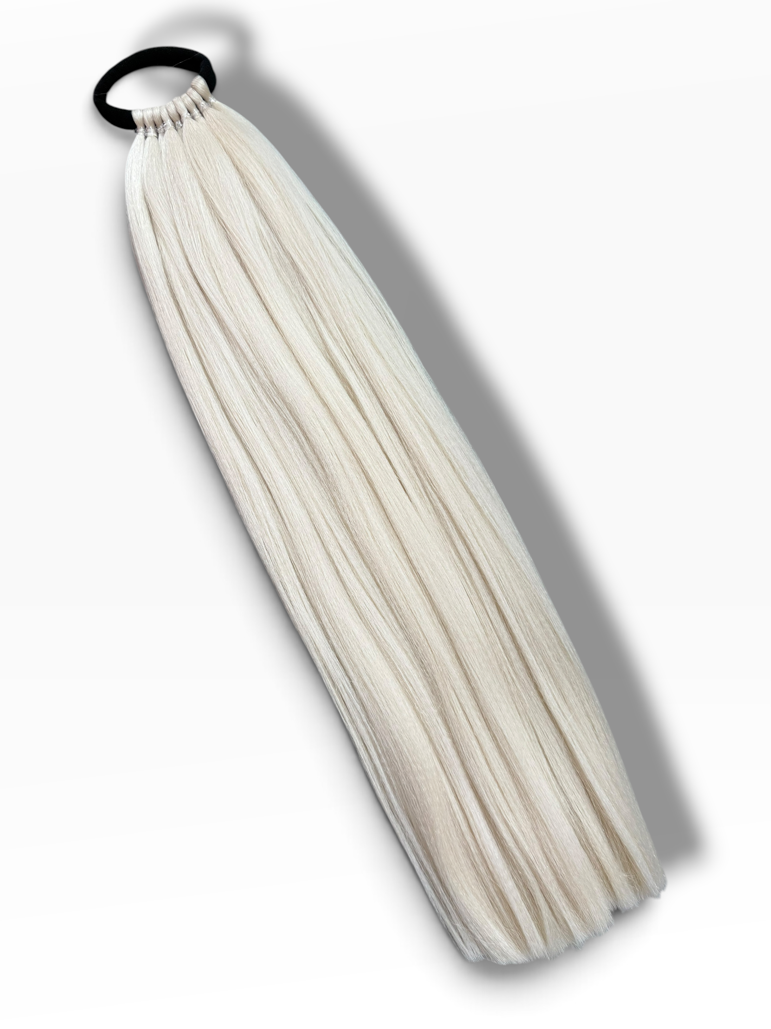 Ash Blonde - Natural Short Ponytail Extension