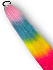 Chance - Long Ombre Tinsel Ponytail Extension