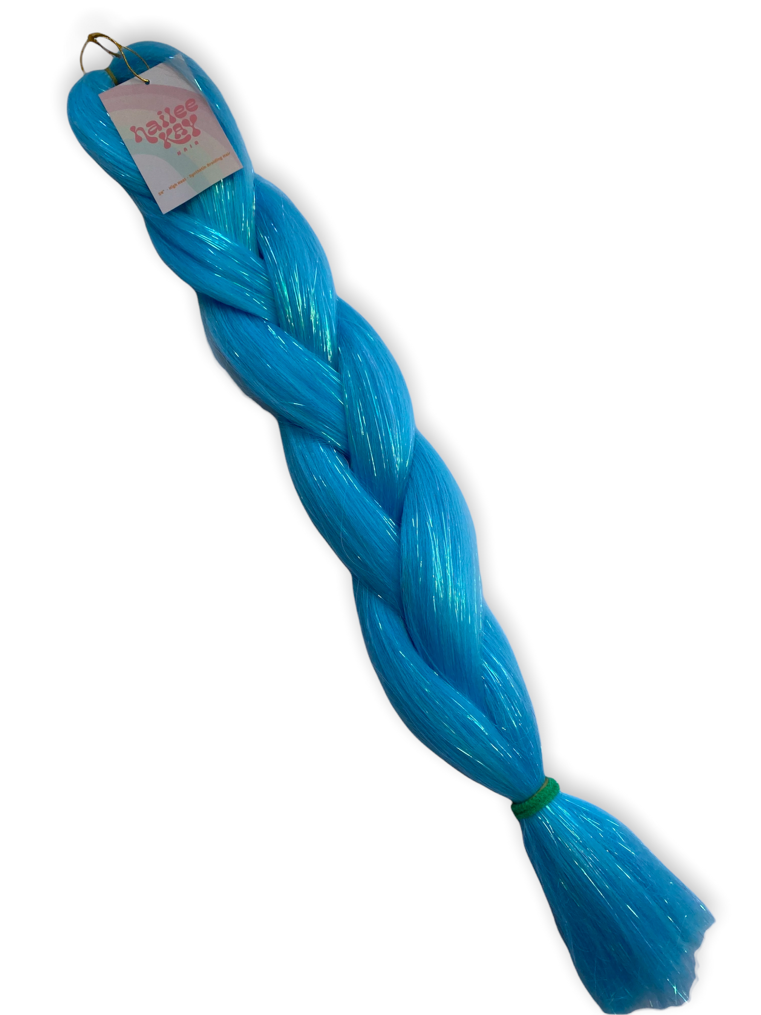 Aquachobee - Baby Blue Tinsel Braiding Hair